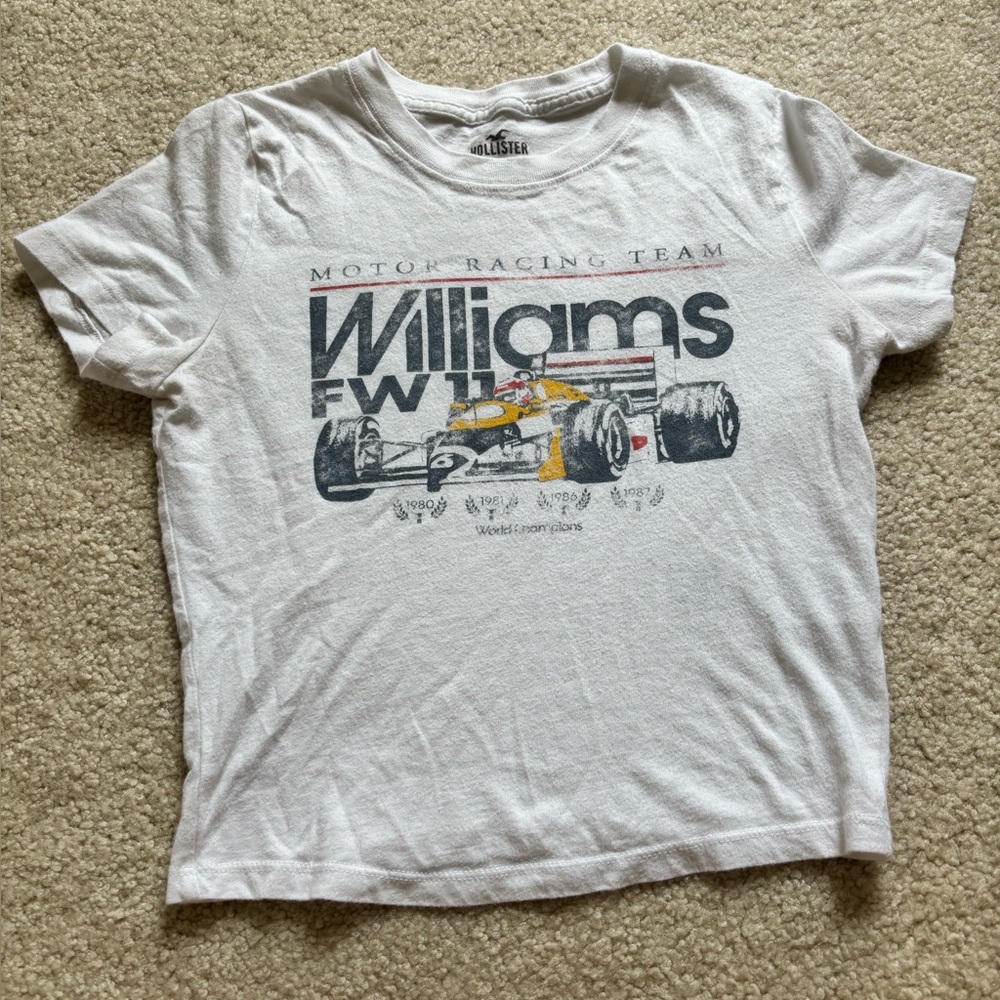 Hollister Kids White Williams Team T-Shirt